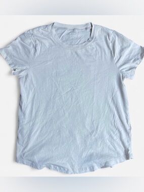 Madewell Ivory Crew Neck Softfade Cotton Lightweight Casual Short Sleeve Sz S